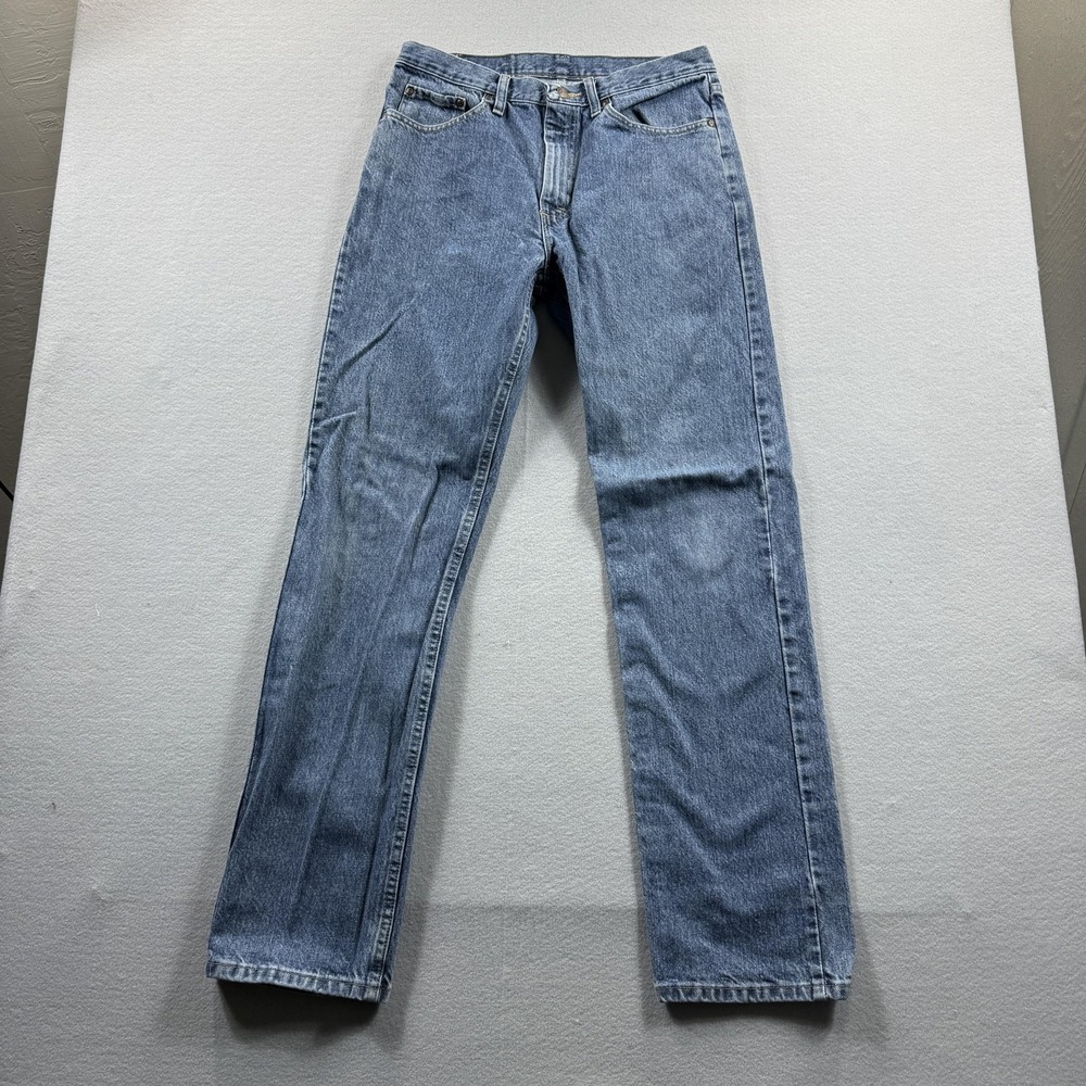 Wrangler Premium Quality Jeans Mens 32x34 (Fit 32x32) Blue Medium Straight Denim
